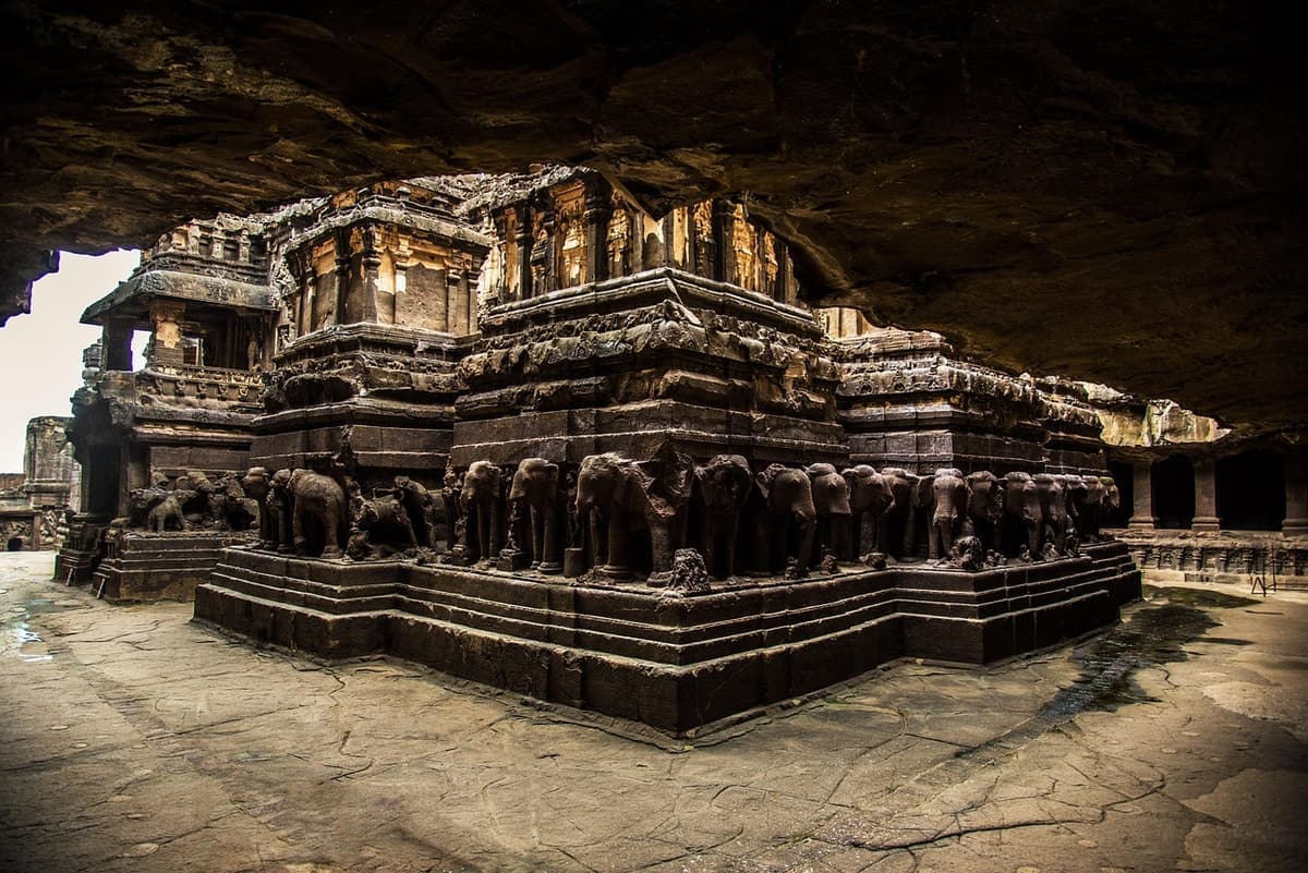 One Cliff Was Forgotten for a Thousand Years. On Another, They Carved a Temple Downward Out of a Single Rock