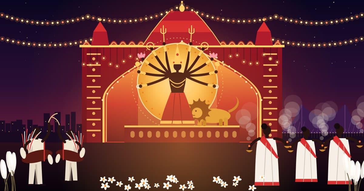 कोलकाता की दुर्गा पूजा 15 दिसंबर 2021 को यूनेस्को की अमूर्त विरासत सूची में शामिल हुई, एक ऐसी नामांकन फ़ाइल के बाद जिसने शहर में लगभग 5,000 पूजाएँ गिनी थीं